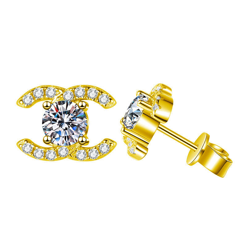 moissanite earrings