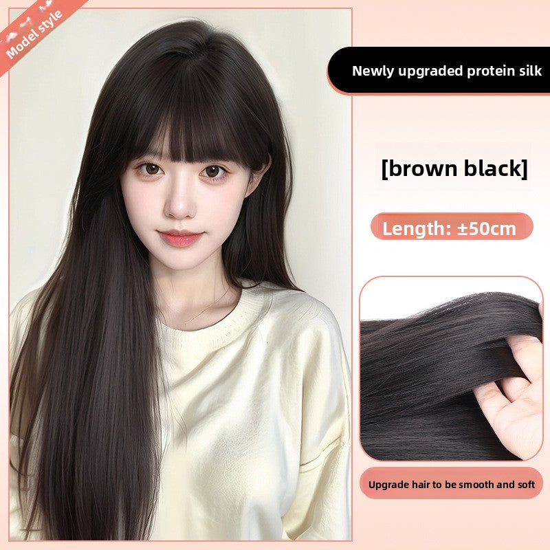 Invisible Synthetic Hair Extension Piece