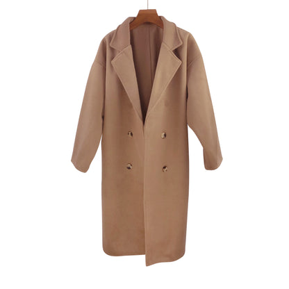 Women's woolen coats for autumn and winter