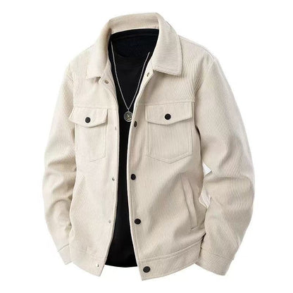 Japanese-style button-down work jacket