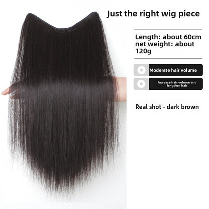 Invisible Synthetic Hair Extension Piece