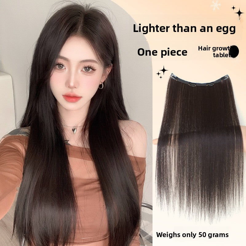 Invisible Synthetic Hair Extension Piece