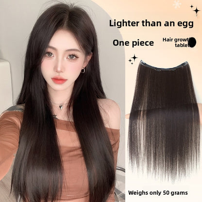 Invisible Synthetic Hair Extension Piece