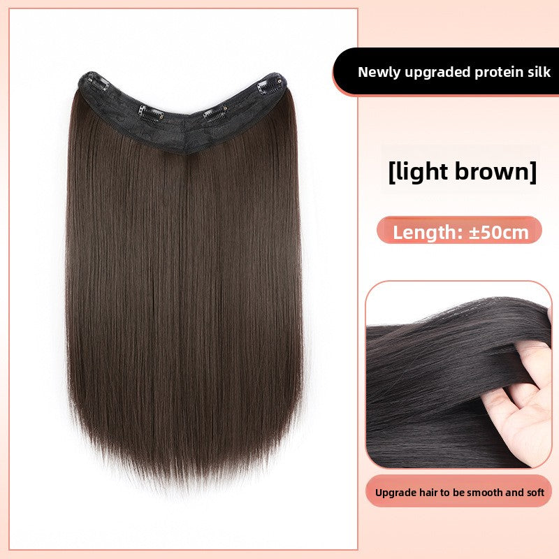Invisible Synthetic Hair Extension Piece