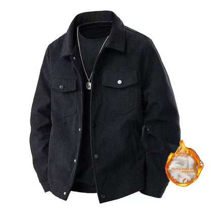 Japanese-style button-down work jacket