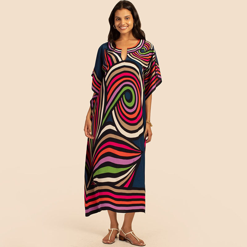 Beach blouses, long robes, vacation dresses and long skirts