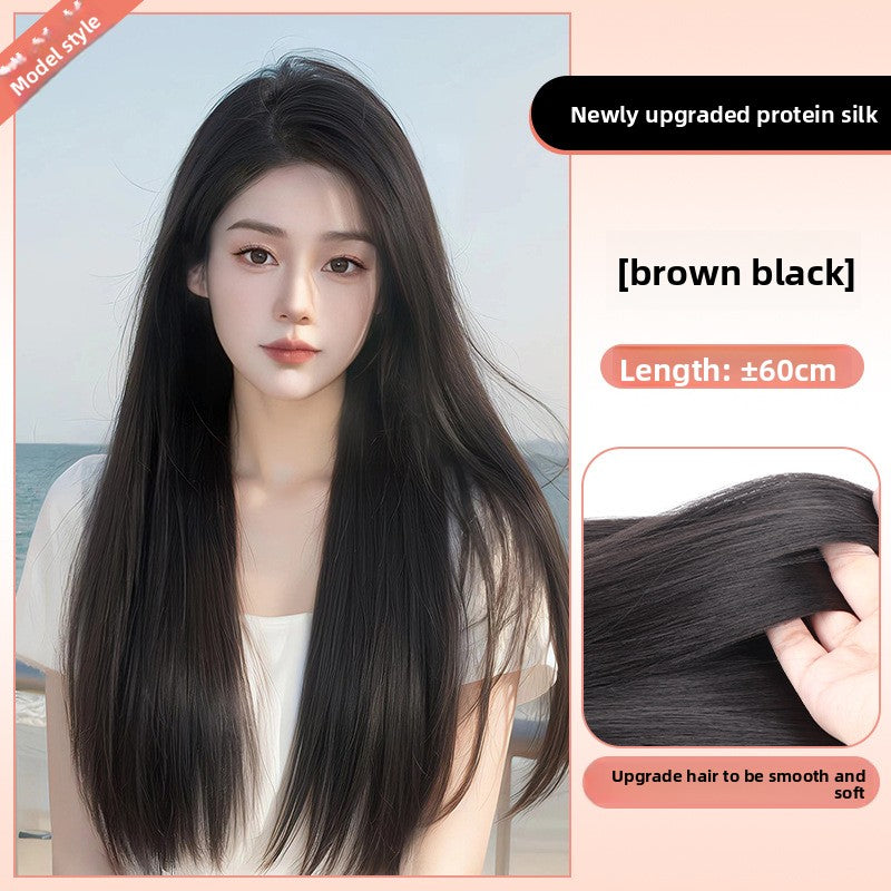 Invisible Synthetic Hair Extension Piece