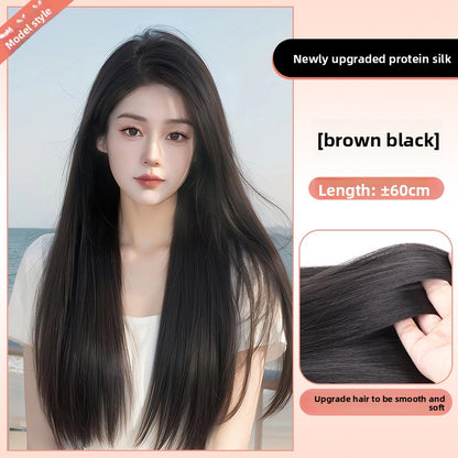 Invisible Synthetic Hair Extension Piece