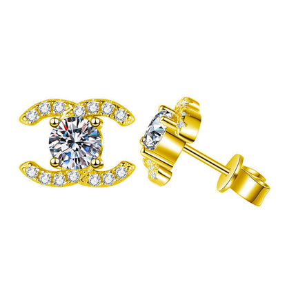 moissanite earrings