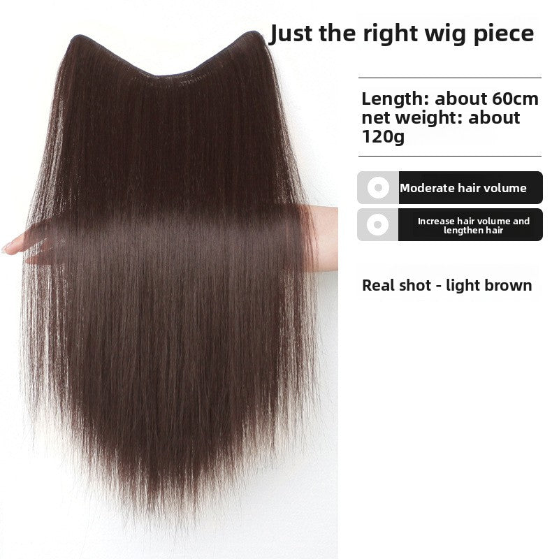 Invisible Synthetic Hair Extension Piece