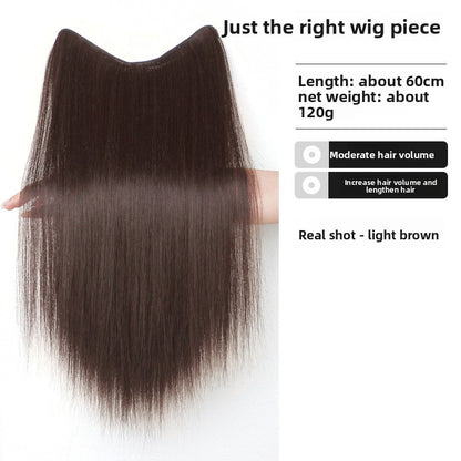 Invisible Synthetic Hair Extension Piece
