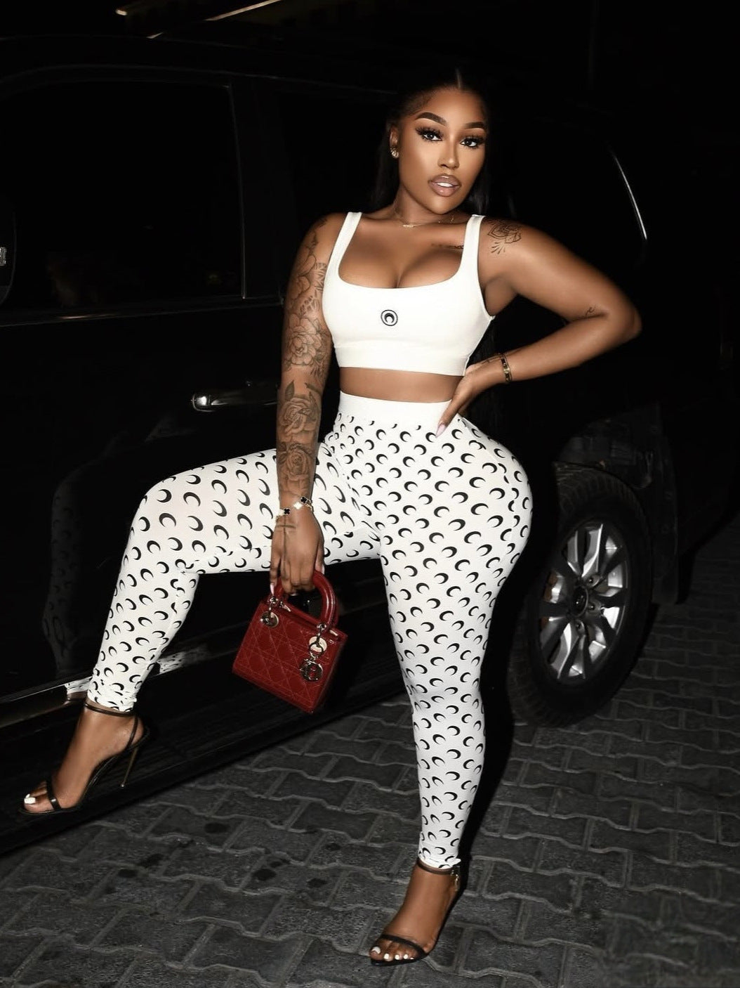 Women's Sleeveless Vest and Trousers Set