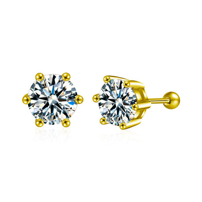 moissanite earrings