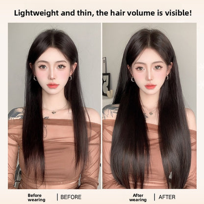 Invisible Synthetic Hair Extension Piece