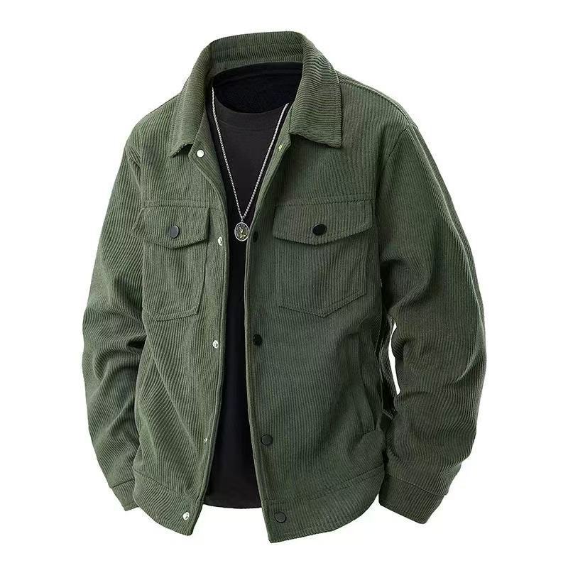Japanese-style button-down work jacket
