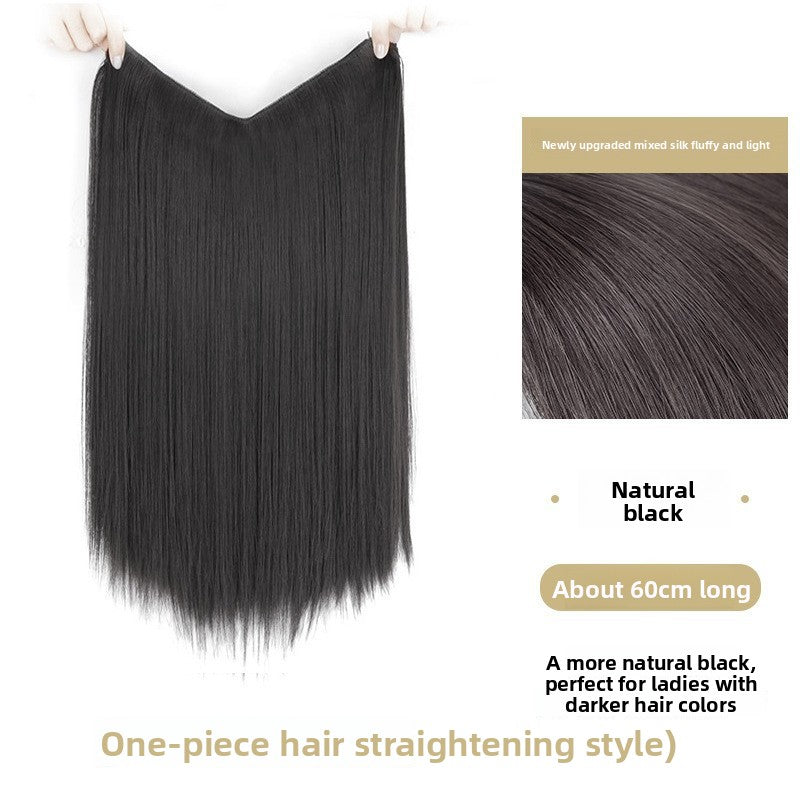 Invisible Synthetic Hair Extension Piece