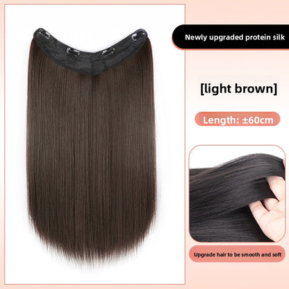 Invisible Synthetic Hair Extension Piece