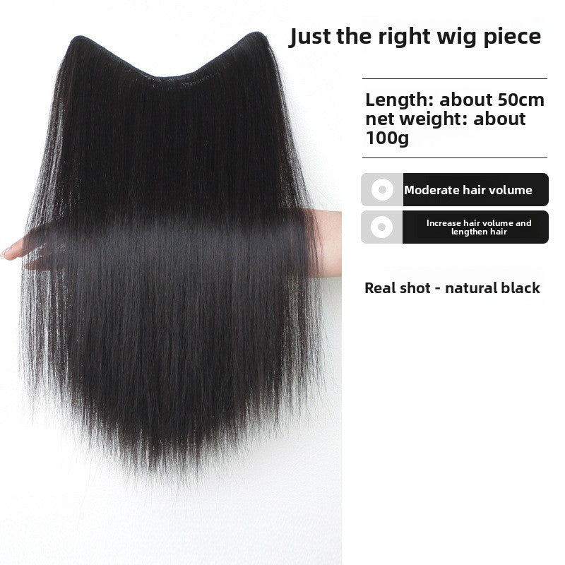 Invisible Synthetic Hair Extension Piece