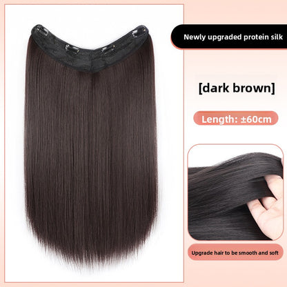 Invisible Synthetic Hair Extension Piece