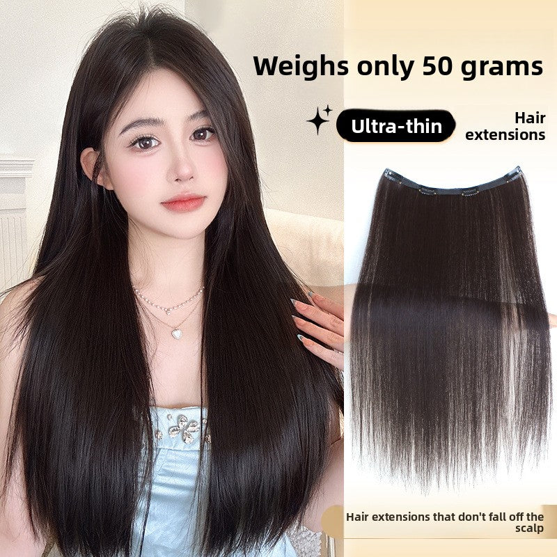 Invisible Synthetic Hair Extension Piece