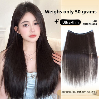 Invisible Synthetic Hair Extension Piece