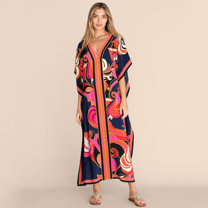 Beach blouses, long robes, vacation dresses and long skirts