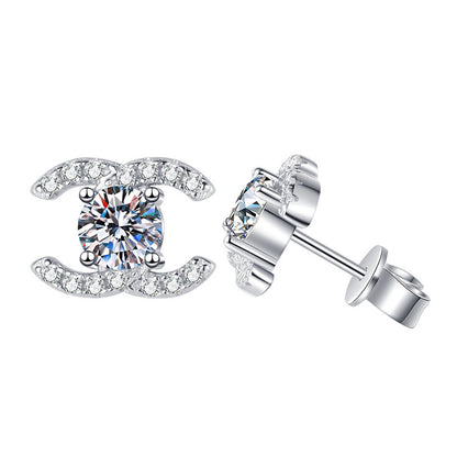 moissanite earrings