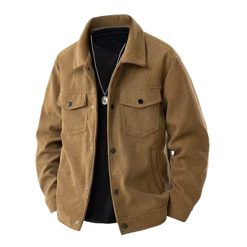 Japanese-style button-down work jacket