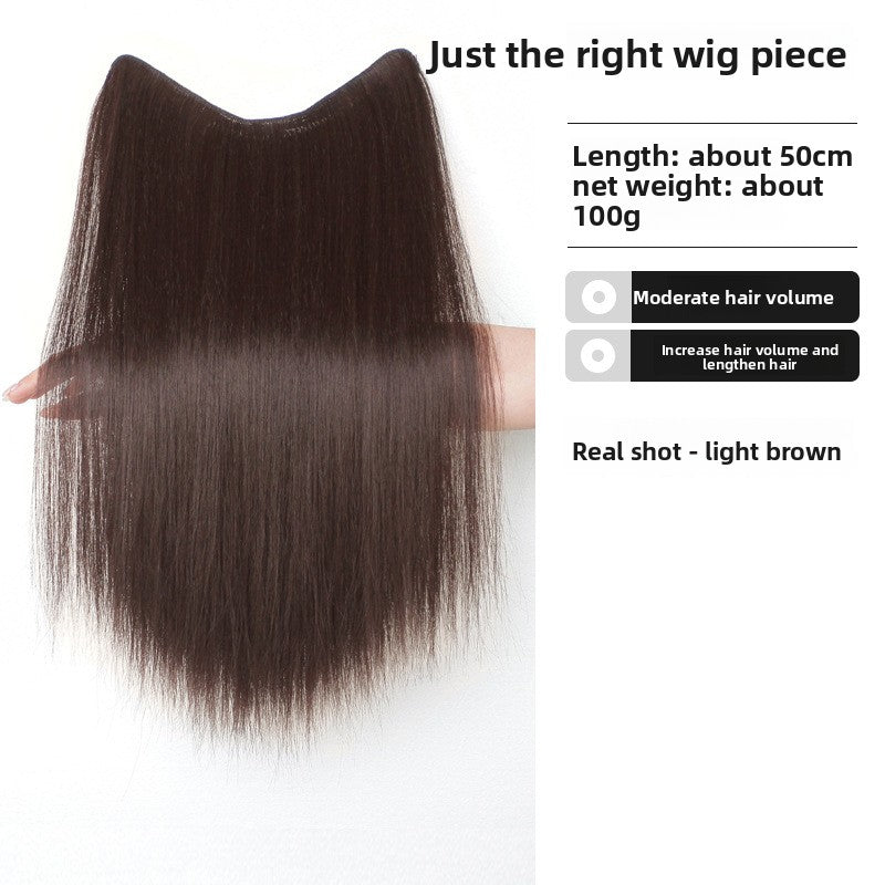 Invisible Synthetic Hair Extension Piece