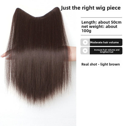 Invisible Synthetic Hair Extension Piece