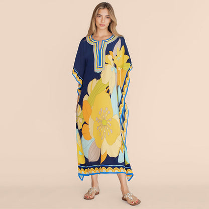 Beach blouses, long robes, vacation dresses and long skirts