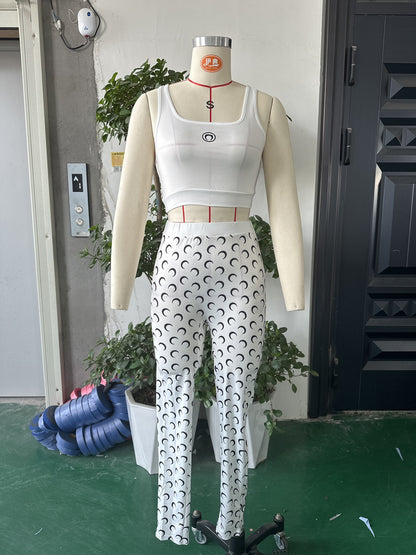 Women's Sleeveless Vest and Trousers Set