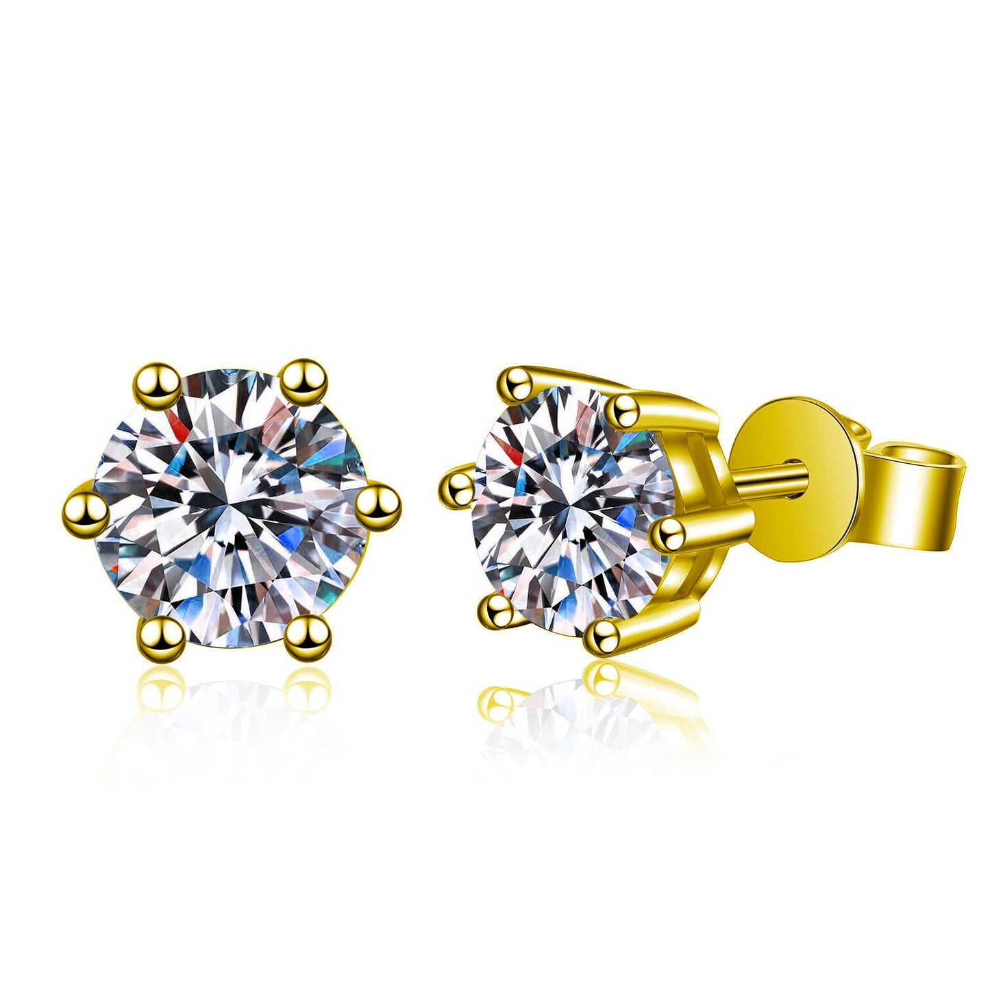 moissanite earrings