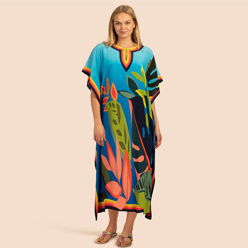 Beach blouses, long robes, vacation dresses and long skirts