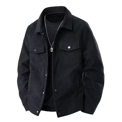 Japanese-style button-down work jacket