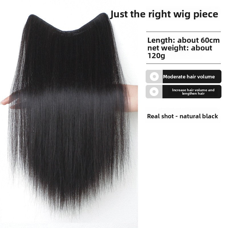 Invisible Synthetic Hair Extension Piece