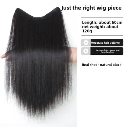 Invisible Synthetic Hair Extension Piece