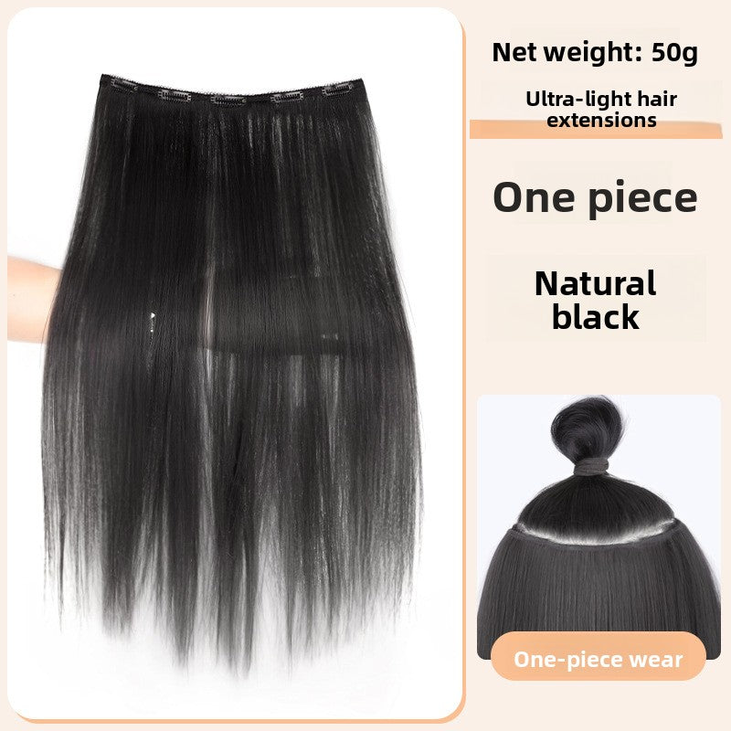 Invisible Synthetic Hair Extension Piece