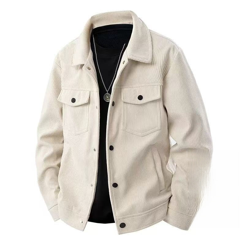 Japanese-style button-down work jacket