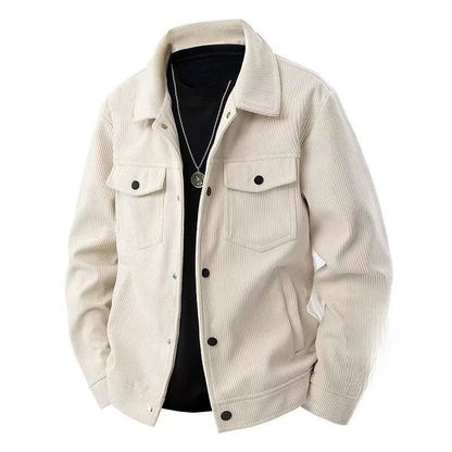Japanese-style button-down work jacket