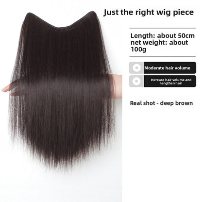 Invisible Synthetic Hair Extension Piece