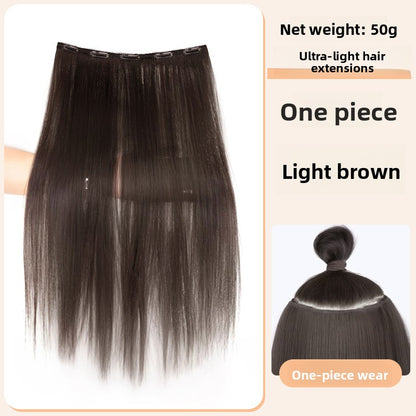 Invisible Synthetic Hair Extension Piece