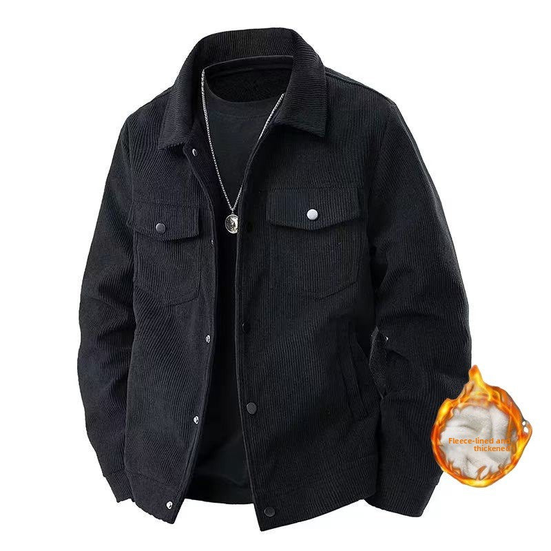 Japanese-style button-down work jacket